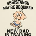 thumbnail image 3 of CafePress - New Dad In Training Light T Shirt - Men's Classic Graphic T-Shirt, 3 of 4