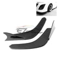 thumbnail image 1 of Shark Fin Style Real Carbon Fiber Front Bumper Lip Kit Diffuser Canard Splitter, 1 of 5