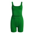 thumbnail image 3 of GZWYHT Lounge Sets for Women Comfy Sets for Women Clothing Women Ribbed Crop Tank Top High Waist Leggings Active Wear Two Piece Sets for Women Two Piece Sets for Women Summer Green XL, 3 of 3