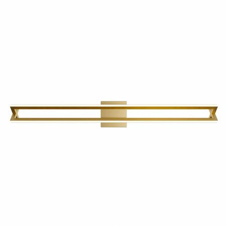 

CSSV3604L30D1GD-AFX-Cass - 38W 1 LED Bath Vanity In Modern Style-3.9 Inches Tall and 4.7 Inches Wide Gold Black Finish