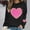 Black, variant on Zorckvet Valentine's Day Sweatshirt Women Plus Size Pullover Heart Graphic Shirts Casual Long Sleeve Tops