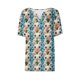 thumbnail image 5 of Blusas de Verano de las Mujeres Casual Gradiente Manga Corta V-Cuello Superior, Ligera Imitación de Tela de Estante para la Primavera Y el Verano Diario Y de Fiesta, 5 of 5