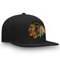 thumbnail image 3 of Men's Fanatics Black Chicago Blackhawks Team Core Emblem Snapback Hat, 3 of 4