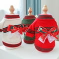 thumbnail image 6 of CICRKHB Small Dog Sweater Pet Christmas Sweater Holiday Puppy Costume Sweater Pet Clothes Pet Supplies Red, 6 of 9