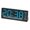 Blue, variant on SDFGTstore Digital Alarm Clock With Snoozes Function Adjustable Brightness And Date Display For Bedroom Office Easy to Read Number