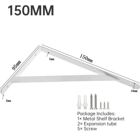 

Heavy Duty Shelf Bracket Wall L Bracket Metal Support Angle Bracket for Shelves Wall Mount Rack Racking Support