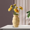 thumbnail image 3 of GROWTH TANK Ceramic Vase Flower Container Decorative Vase for Office Dining Table Decoration Yellow, 3 of 9