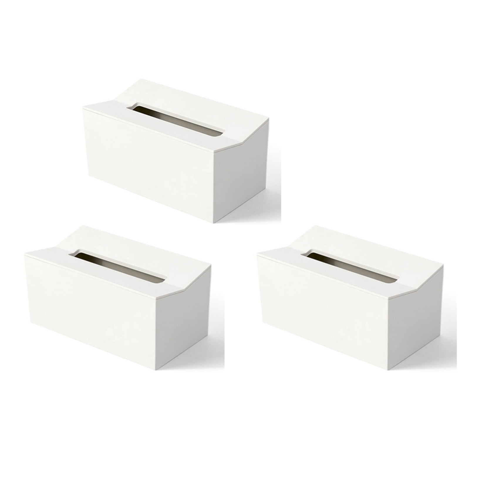 3X Kitchen Tissue Box Cover Napkin Holder for Paper Towels Box for Napkins Tissue Dispenser Wall