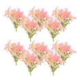 thumbnail image 4 of 10 flores artificiales de lirio de tacto real, accesorios para el cabello, flores de primavera falsas de plástico, para manualidades, tocados, decoración de bodas, fiestas en el hogar, 4 of 7