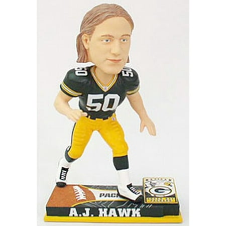 Green Bay Packers A.J. Hawk On Field Bobblehead