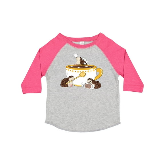 Inktastic Cute Hot Chocolate Hedgehogs Boys or Girls Toddler T-Shirt