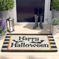 thumbnail image 2 of Happy Halloween Pumpkin Doormat,Durable Absorbent Floor Entryway Rug 17x31.5 Inch Pumpkin Skull Bat Spider Switch Rug for Bedroom Living Room, 2 of 4