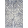 thumbnail image 2 of Nourison Sleek Textures Abstract Blue/Grey 5'3" x 7'3" Area Rug, (5x7), 2 of 8