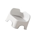 thumbnail image 2 of Taburete pequeño para niños cómodo con reposapiés trasero para dormitorio, mesita de noche, guardería Gris, 2 of 8