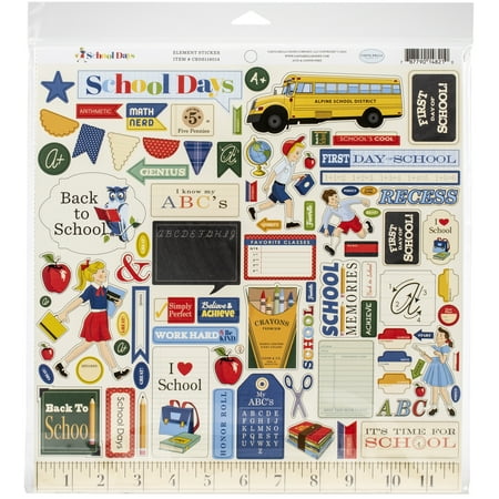 UPC: 0787790148319 | Carta Bella Collection Kit 12 X12 -School Days