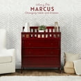 Dream On Me Marcus Changing Table And Dresser, Cherry
