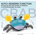 thumbnail image 6 of BEEPRINCESS Baby Toys Crawling Crab, Rechargeable Tummy Time Baby Walkers Toys with Music and LED Light, Toddlers Sensory Interactive Christmas Birthday Gifts for 1-3 3-8 Years Old Boys Girls, 6 of 6
