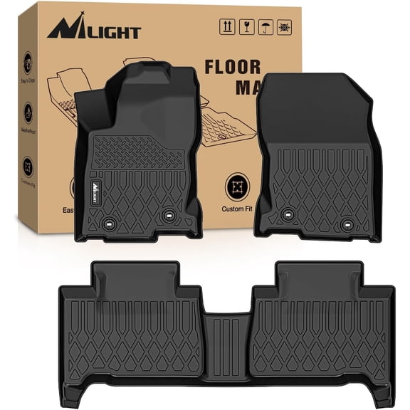 Nilight TPE Floor Mats for Lexus NX NX200t NX300 NX300h 2015 2016 2017 2018 2019 2020 2021, All Weather Custom Fit Heavy Duty Floor Liners
