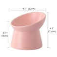 thumbnail image 3 of Raised Cat Food Bowl - Tilted Ceramic Pet Bowls for Comfort Elevated Feeder, 3 of 8
