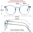 thumbnail image 4 of LifeArt Blue Light Blocking Bifocal Computer Reading Glasses with Transparent Lens for Women/Men, 4 of 8