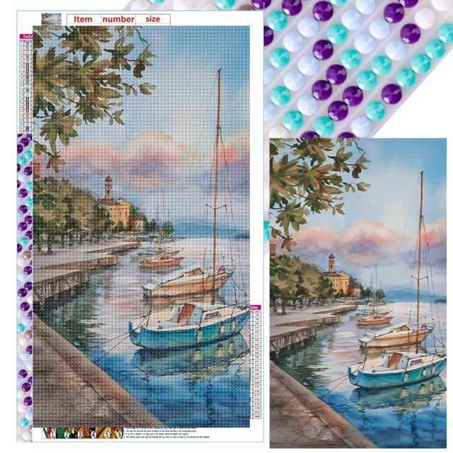 5D DIY Con Taladro Kit Montañas Del 40x70cm