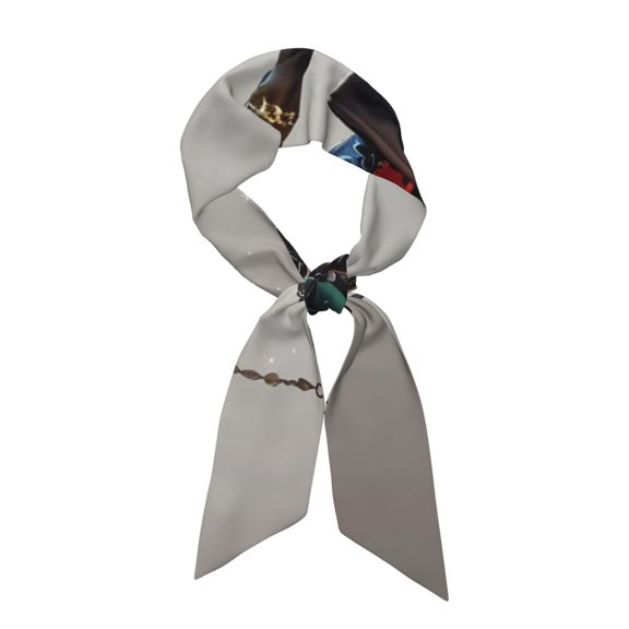 Junzan Fantasy Wizard Dog Art Print Scarves for Women,Wrap Scarf Head Shawl Long Scarf Accessory Scarf Fall Gift