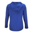 thumbnail image 3 of Women's Cutter & Buck Blue Duke Blue Devils Coastline Epic Comfort Eco Recycled Quarter-Snap Hoodie Top, 3 of 3