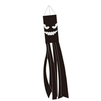 Beautynvta Halloween Windsock Flag, Scary and Spooky Ghost Wind Socks Flag, Outdoor Hanging Decoration for Home Yard Patio Lawn Garden Tree Party Decoration
