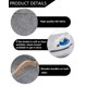 thumbnail image 4 of Caja de almacenamiento de juguetes para mascotas de fieltro, muy adecuada para guardar juguetes, accesorios y suministros para mascotas, gato, gris claro, 4 of 5