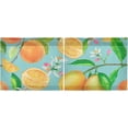 thumbnail image 3 of Coolnut Lemon Kitchen Curtains 2 Panels, UV Protected Tier Curtains Half Window Curtains for Guest Room Bathroom Sink Laundry Room Basement,36"x 27", 3 of 6