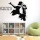 thumbnail image 1 of Adhesivo de pared Michael Jackson This Is It para decoración del hogar, 45 x 50 cm, 1 of 1