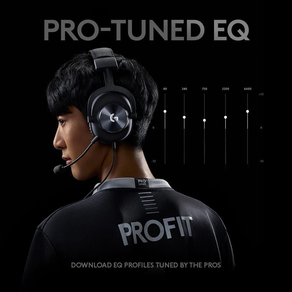 Logitech G PRO X Gaming Headset with Blue VO CE PC Xbox One PS5 PS4 Nintendo Switch Black Walmart