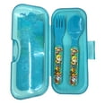 thumbnail image 3 of Coffret repas Pat'Patrouille avec 3 assiettes en mélamine, 1 couvert et 1 bouteille à bouchon bombé de 550 ml avec paille - Bleu, 3 of 5