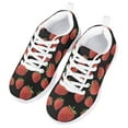 thumbnail image 3 of Pzuqiu Strawberry Running Shoes for Little Girls Size 11 Breathable Kids Walking Shoes Lace Up Tennis Shoes Outdoor Sport Shoes, 3 of 5