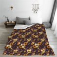 thumbnail image 5 of Sikiie Sunflowers with Skull and Hand Ultra-Soft Micro flannel Blanket Luxury All Seasons Warm Blanket for Bedding Sofa and Travel (4 sizes)-80"x60", 5 of 7
