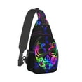 thumbnail image 2 of ZICANCN Dead Skull Halloween Crossbody Sling Bag for Men Women - Casual Shoulder Backpacks for Travel Sport Climbing Runners Daypack, 2 of 9