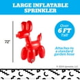 thumbnail image 4 of BigMouth Inc. Giant Inflatable Balloon Dog Sprinkler, Fun Summer Backyard Water Game & Splash Toy for Kids, 6 Feet Tall, 4 of 5