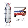 thumbnail image 4 of HELLHERO Iron Board Cover 15x54 Inch Washable Ironing Board Covets Elastic Edge 3 Fasteners, 4 of 5