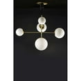 thumbnail image 6 of Maxim 26037SWSBRBK 15 in. Vesper Five-Light Suspension Pendant Ceiling Light, Satin Brass & Black, 6 of 6