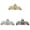 Gold-2,Silver-2,Grey-2, variant on 1PC Big Spider Shape Hair Grab Clips, Large Non Metal Hair Barrette Clamp Clips for Women, Halloween Fun Accessories, Spider Alloy Hair Claw Clip,2.4x4.5x1.8 Inch