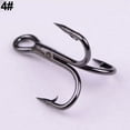 thumbnail image 3 of Opolski 100Pcs High Carbon Steel Treble Hooks 7 Size 2/4/6/8/10/12 Fishhook Tackle, 3 of 7