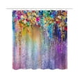 thumbnail image 2 of Up to 65% Off SMihono Printed Shower Curtain Polyester Waterproof And Mildew-proof Bathroom Waterproof And Mildew-proof Partition Curtain 150X180CM, 2 of 2