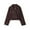 Brown, variant on Women's Casual Lightweight Jacket Solid Color Lapel Long Sleeve Pocket Button Design Winter