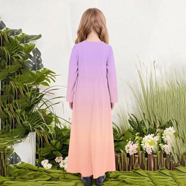 long sleeve flowy spring dress Long Sleeve Flowy Dress Emerald Green / XL