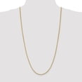 thumbnail image 2 of Real 14kt Yellow Gold 2mm Franco Chain; 30 inch; Lobster Clasp; for Adults and Teens; for Women and Men, 2 of 5
