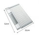 thumbnail image 3 of Escurridor De Silicona Con Bolsa Para Palillos, Colador De Platos Plegable, Apto Para Lavavajillas, Base Antideslizante, Para Fregadero De Cocina, Lavado De Platos, Paquete De Medio, Ukhbmc, 3 of 8