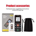 thumbnail image 4 of 100m  Measure LCD Digital  Distance Meter With Bubble Level Mini Range Finder Distance/ Area/ Volume/ Pythagorean Measuring Tool Unit Switching Data Storage, 4 of 7