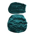 thumbnail image 2 of Funda para silla de computadora, funda para silla de oficina, dividida, extraíble, protectora, a prueba de polvo verde oscuro, 2 of 9