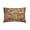 4. Copper (Copper Ore), variant on Copper 12"x16" (30x40 cm) Lumbar Pillow Cover, Jacquard Foil & Beaded Oblong Pillow, Geometric Pattern Modern Style - Copper Ore