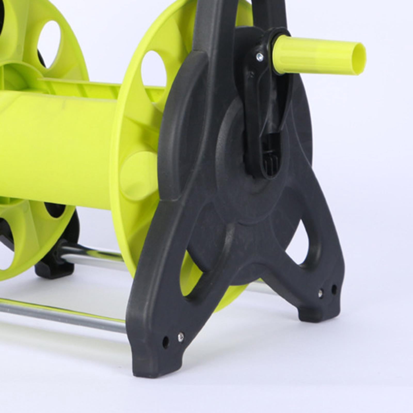 Aymzbd Garden Hose Reel Cart Anti Winding Water Pipe High Pressure Hose Storage Rack Green